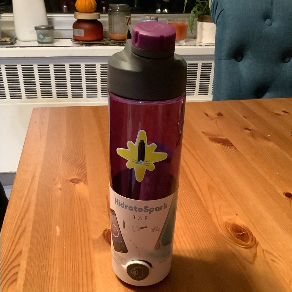 Purple HidrateSpark Tap bottle